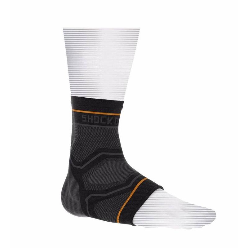 Суппорт голеностопа Shock doctor Compression With Gel 2043-BK SR